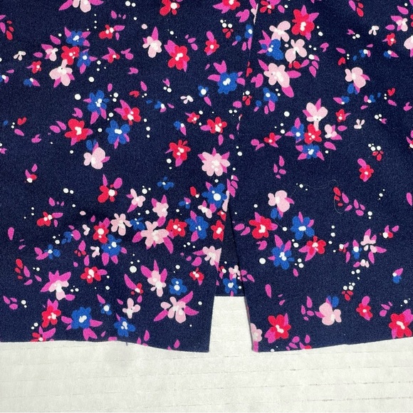 J. Crew Navy Floral Pencil Skirt - Picture 8 of 12